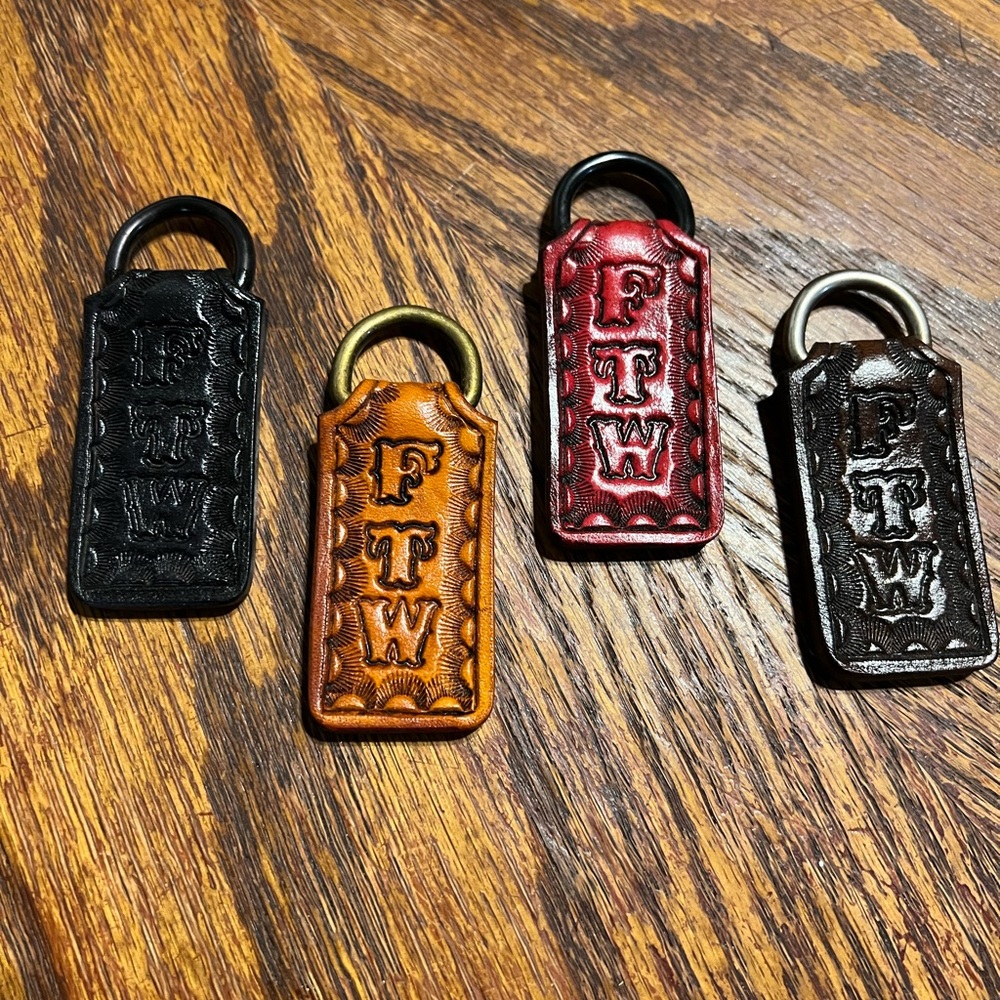 FTW leather keychains $10 each